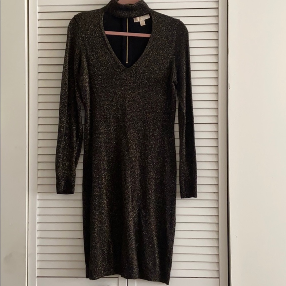 Beautiful Black and Gold Michael Kors Dress